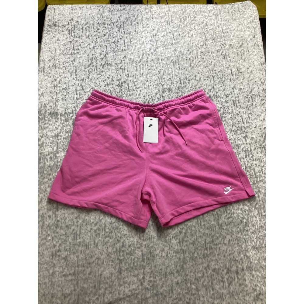 Nike Mens Sportswear Club Fleece Shorts Pink FN3520-675 Standard Fit L